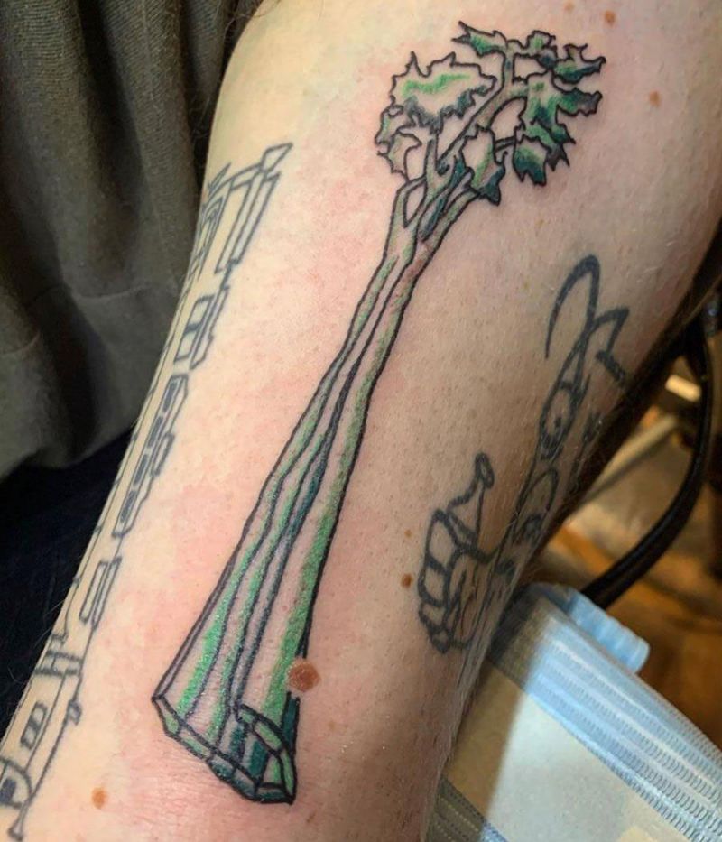 10 Pretty Celery Tattoos You Can Copy