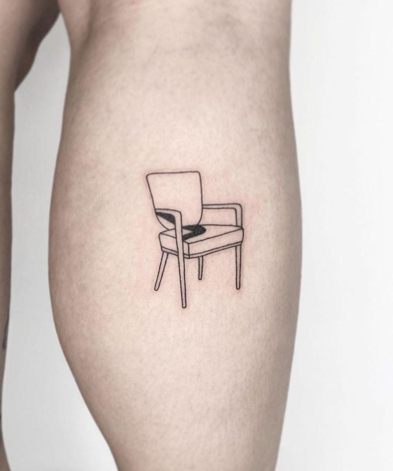 30 Unique Chair Tattoos You Must Love