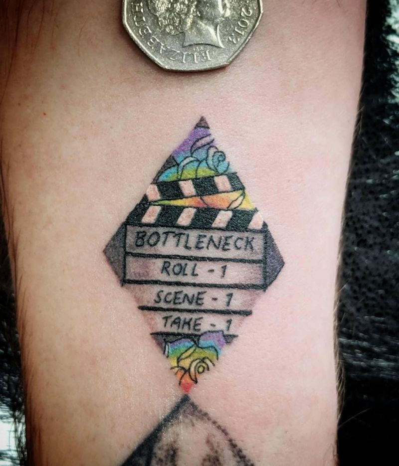 30 Unique Clapperboard Tattoos to Inspire You