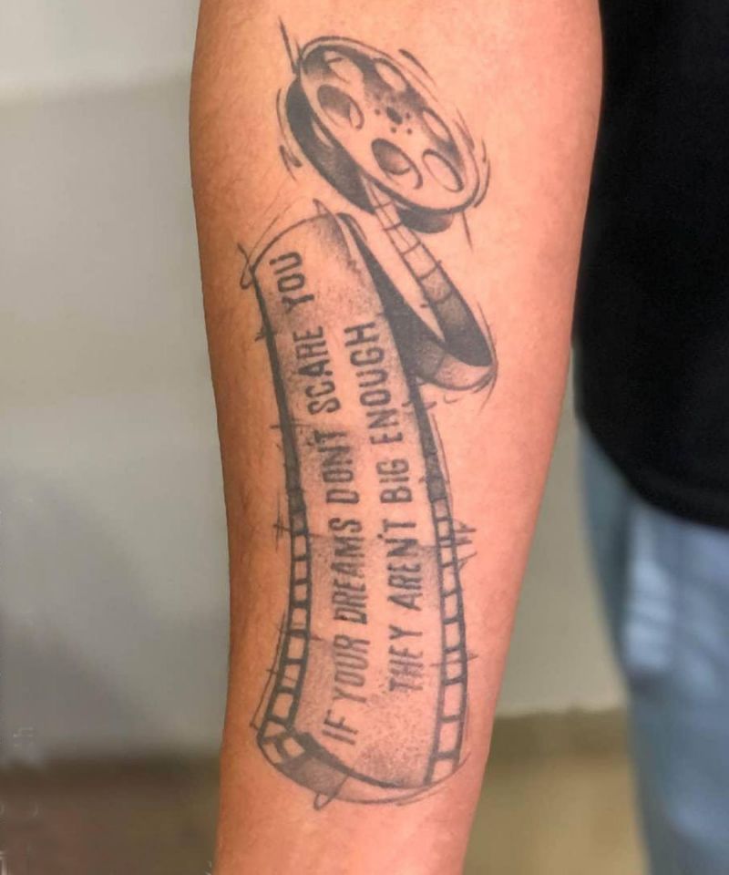 30 Exciting Film Reel Tattoos For Your Inspiration