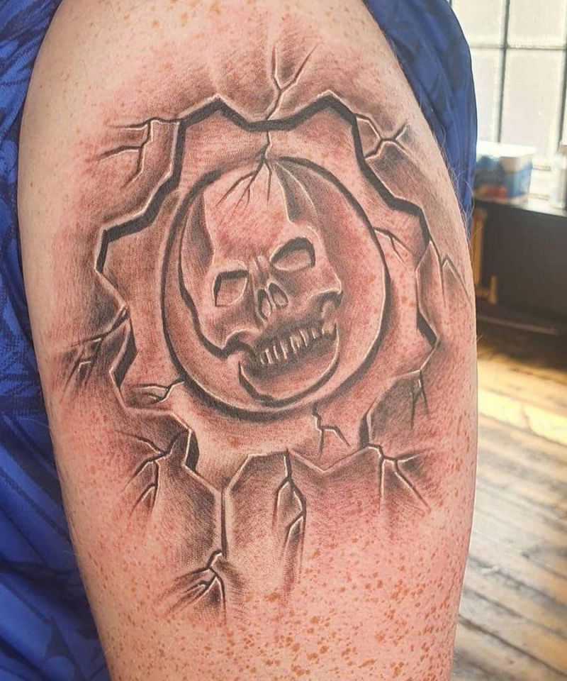 30 Unique Gears Of War Tattoos You Can Copy