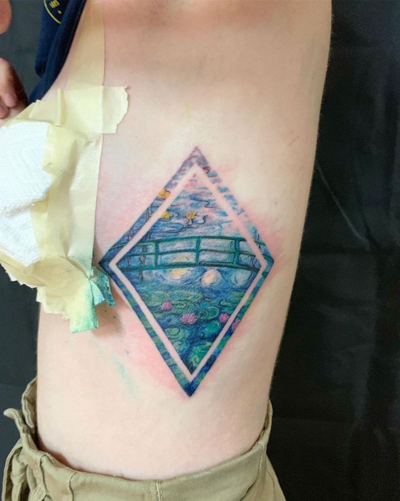 30 Pretty Monet Tattoos For Your Inspiration