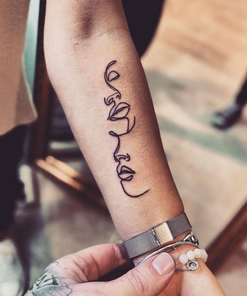 30 Pretty One Line Tattoos Make You Beautiful