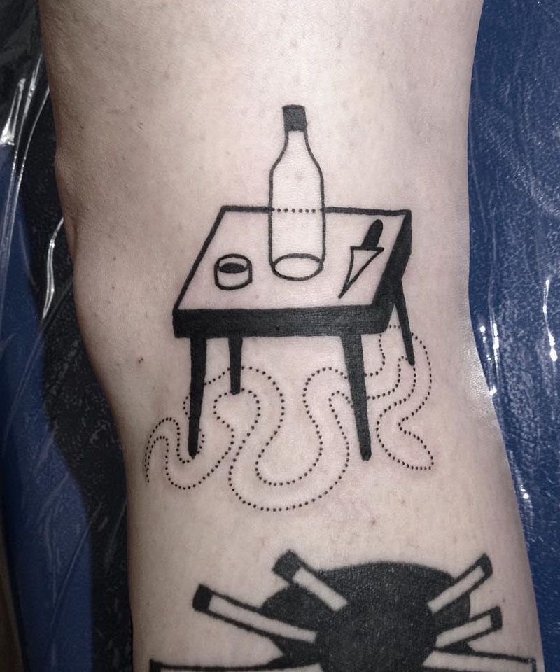 30 Unique Table Tattoos For Your Inspiration