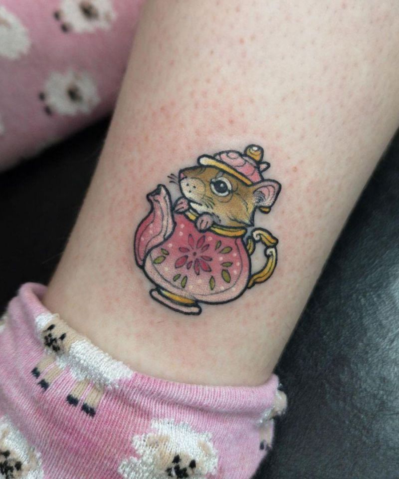 30 Pretty Teapot Tattoos For Your Inspiration