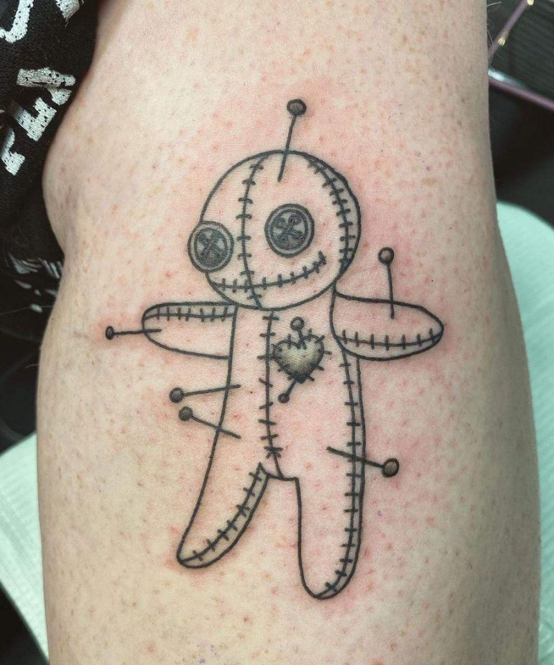 30 Unique Voodoo Doll Tattoos For Your Inspiration