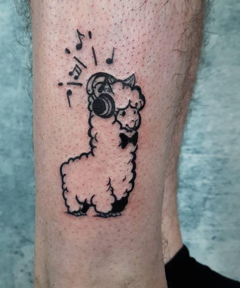 30 Cute Alpaca Tattoos You Must Try