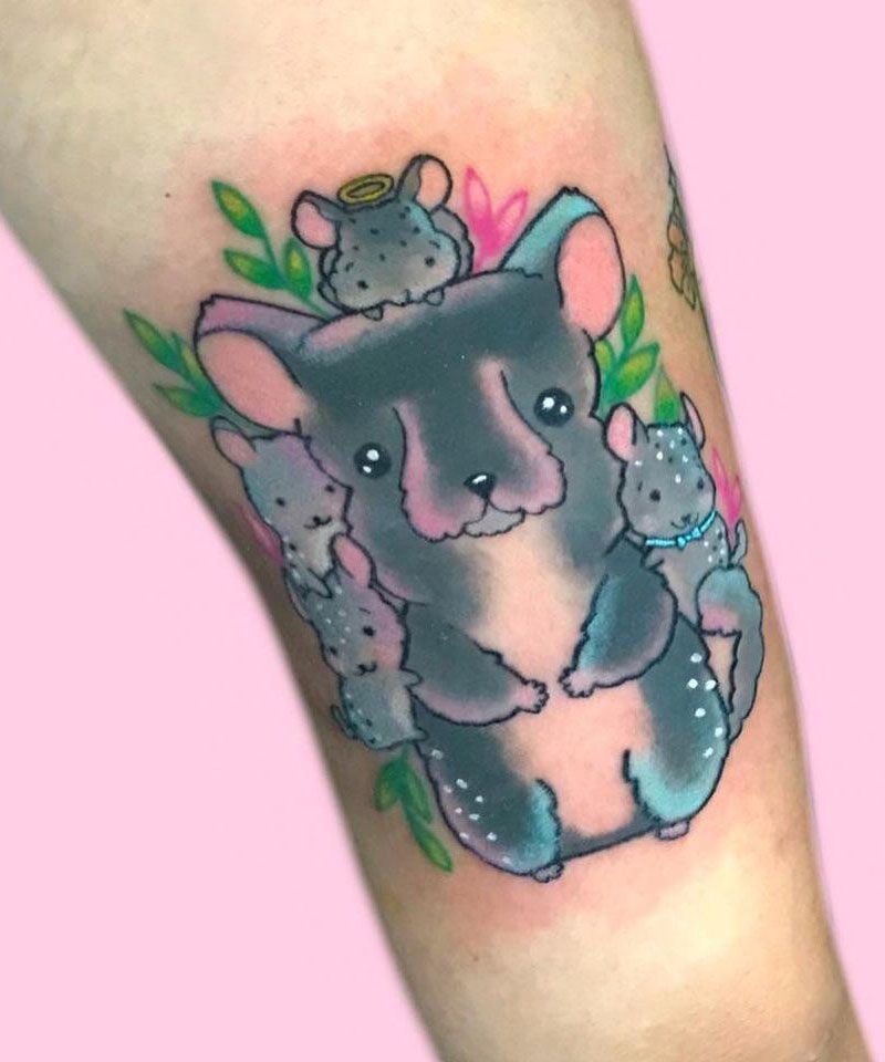 30 Cute Chinchilla Tattoos You Must Try