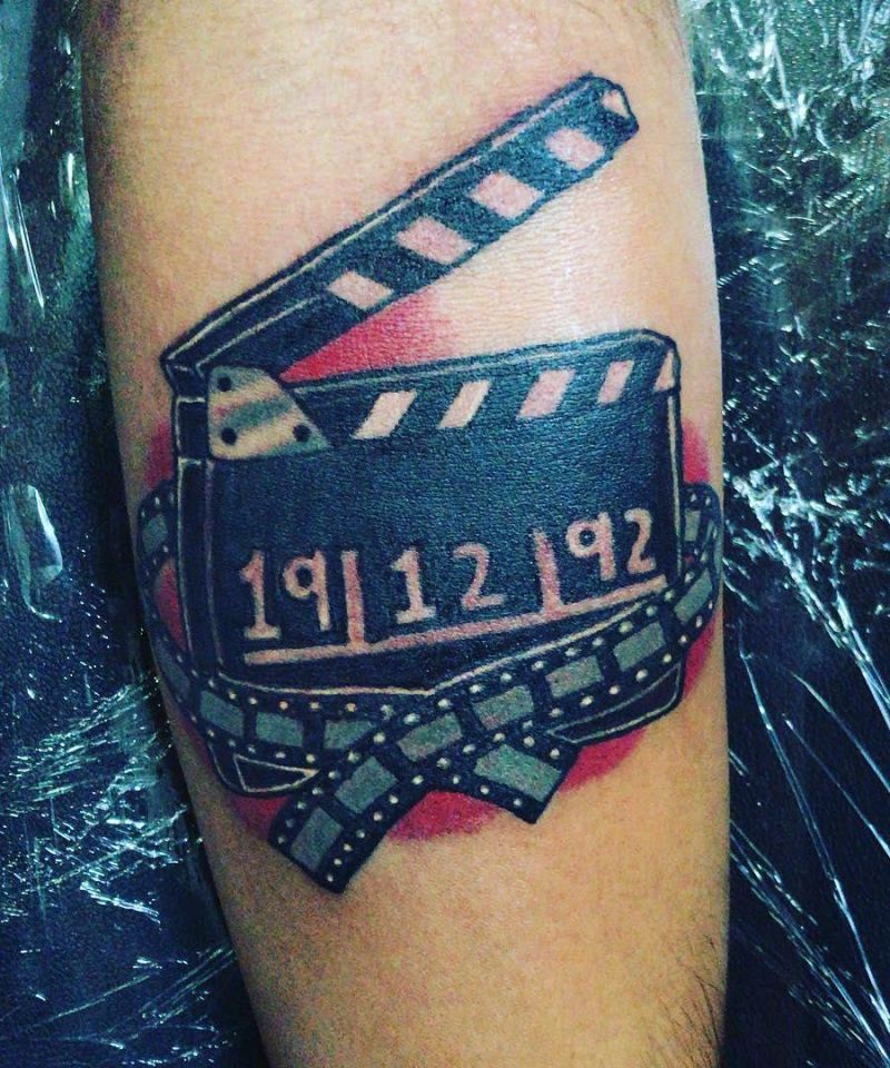 30 Unique Clapperboard Tattoos to Inspire You