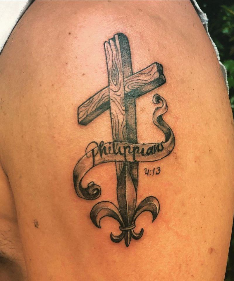 30 Pretty Fleur De Lis Tattoos You Must Love