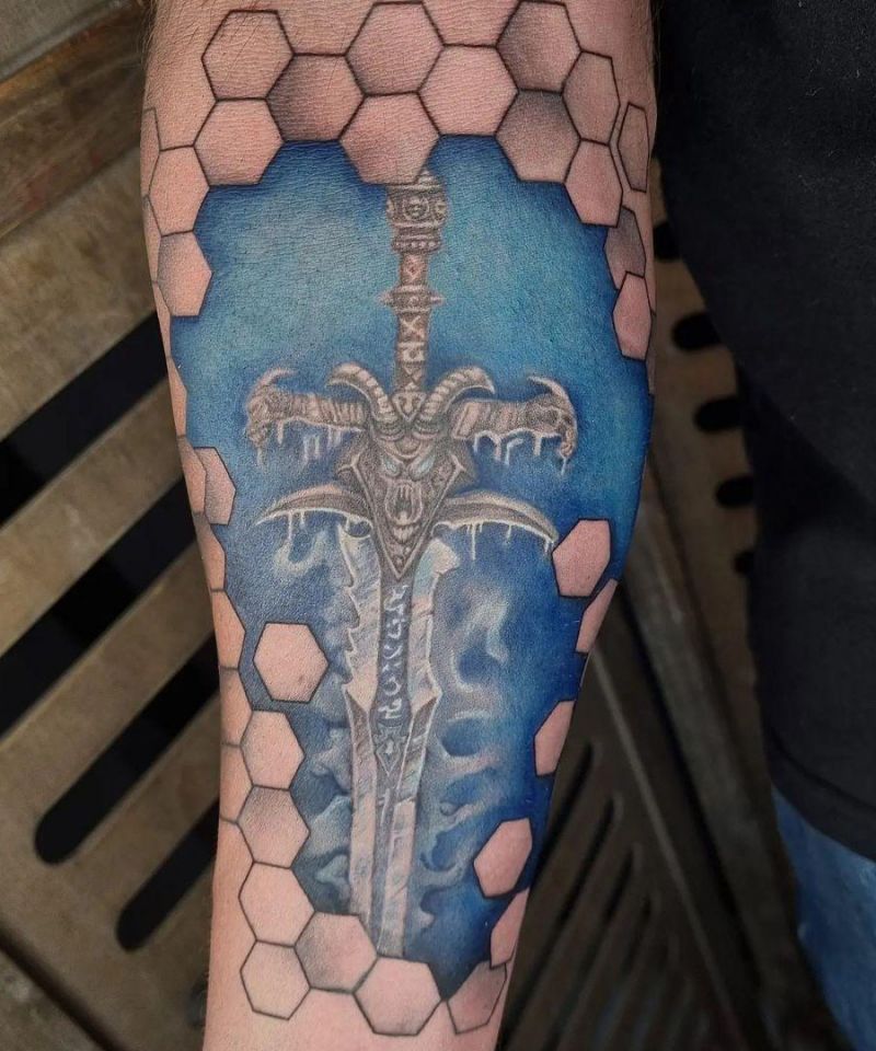 30 Pretty Frostmourne Tattoos to Inspire You