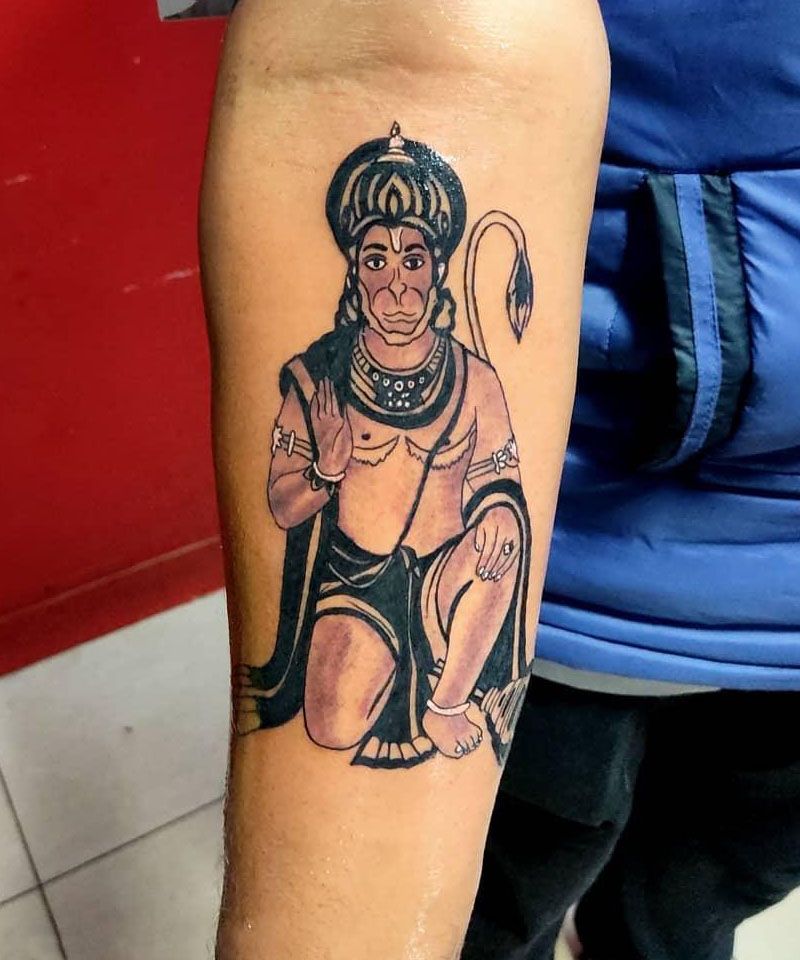 30 Unique Hanuman Tattoos You Must Love