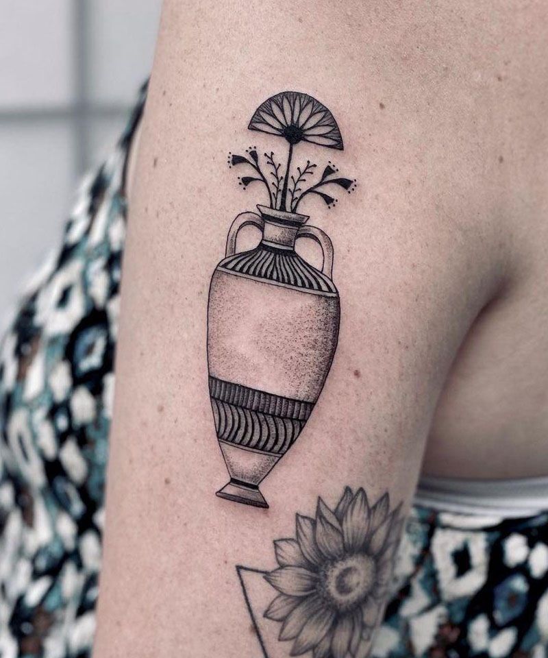 30 Elegant Pottery Tattoos You Must Try