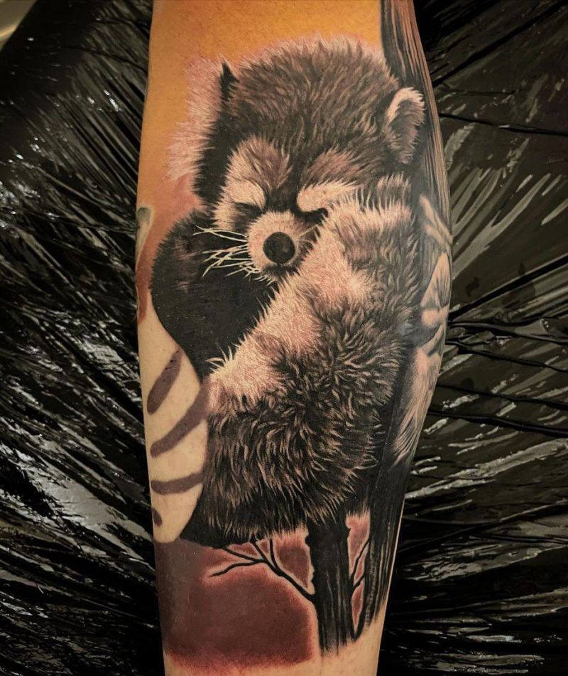 30 Cute Red Panda Tattoos You Must Love