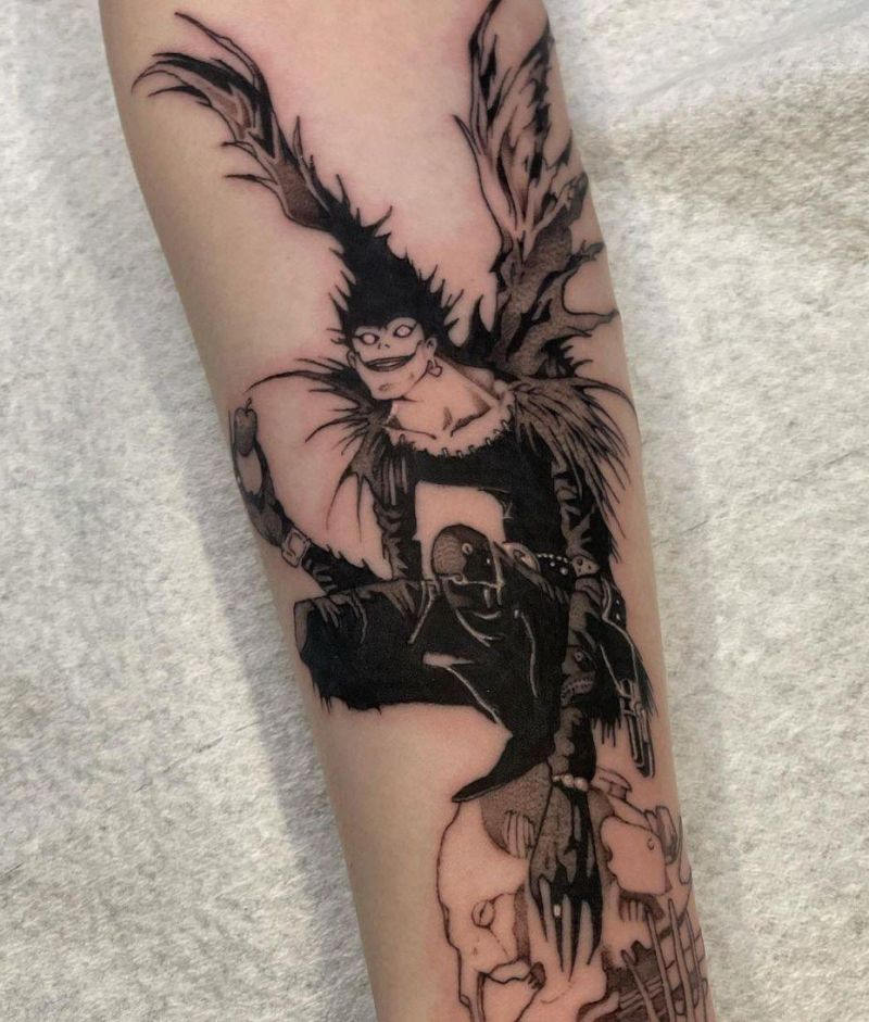 30 Unique Ryuk Tattoos to Inspire You