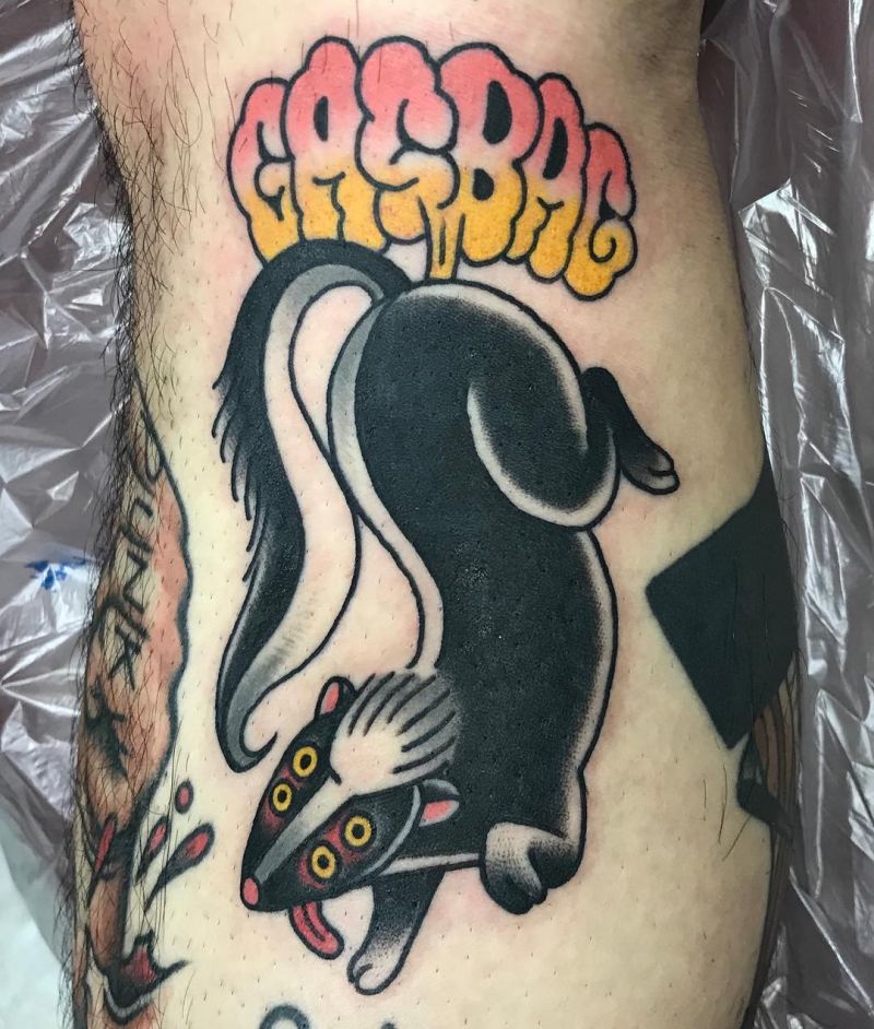 30 Cute Skunk Tattoos You Will Love