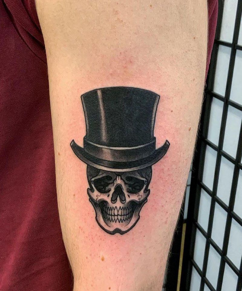 30 Unique Top Hat Tattoos You Must Try
