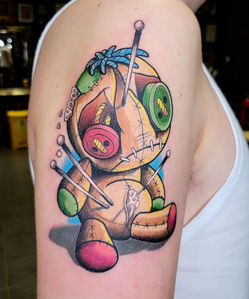 30 Unique Voodoo Doll Tattoos For Your Inspiration