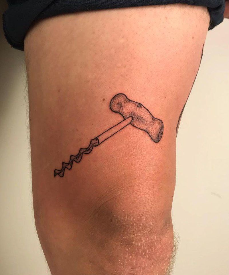 30 Unique Corkscrew Tattoos You Must Try