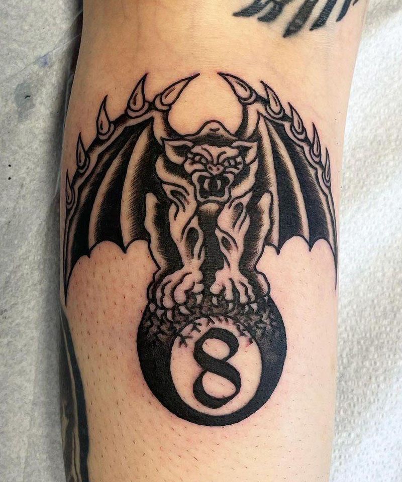 30 Pretty Eight Ball Tattoos You Must Try