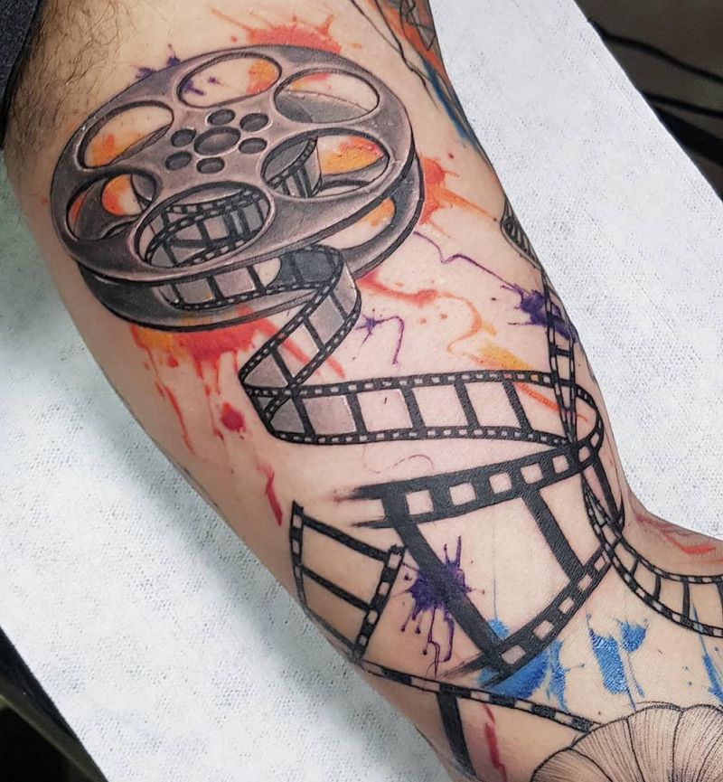 30 Exciting Film Reel Tattoos For Your Inspiration