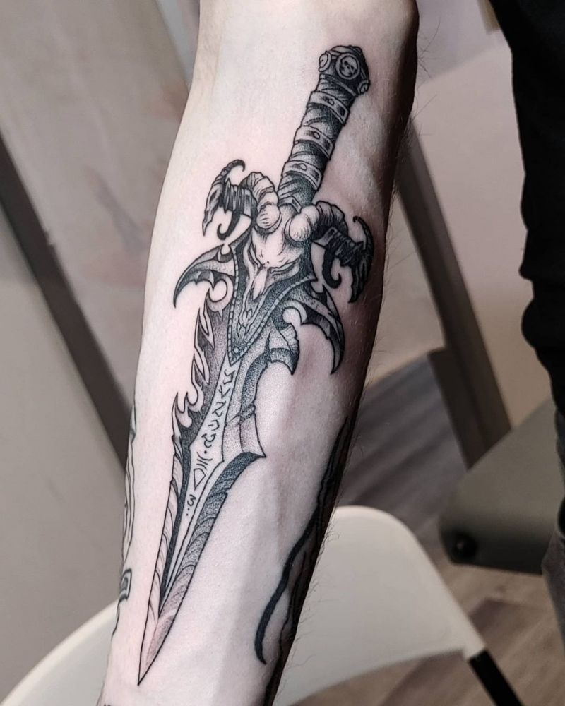 30 Pretty Frostmourne Tattoos to Inspire You