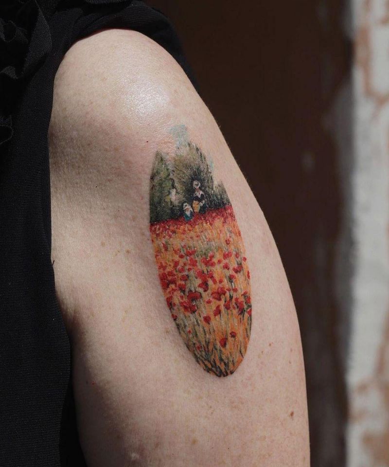 30 Pretty Monet Tattoos For Your Inspiration