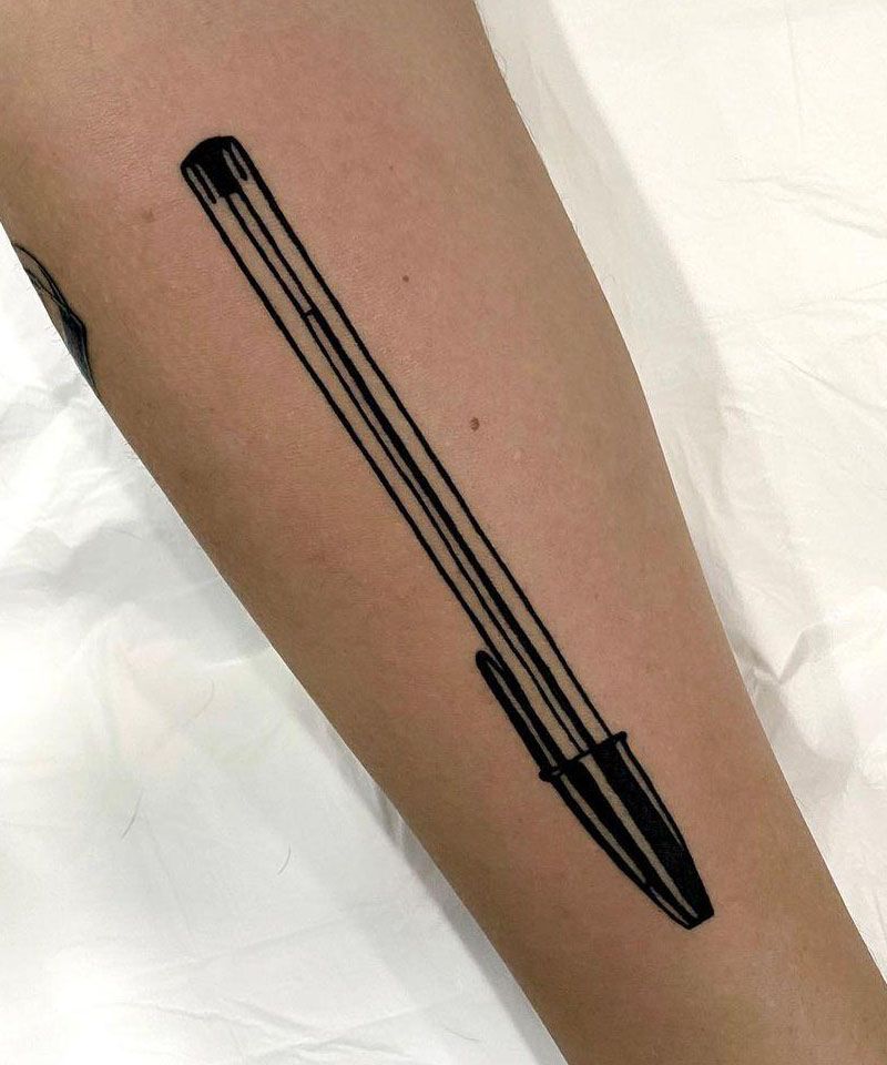 10 Unique Pen Tattoos You Can Copy