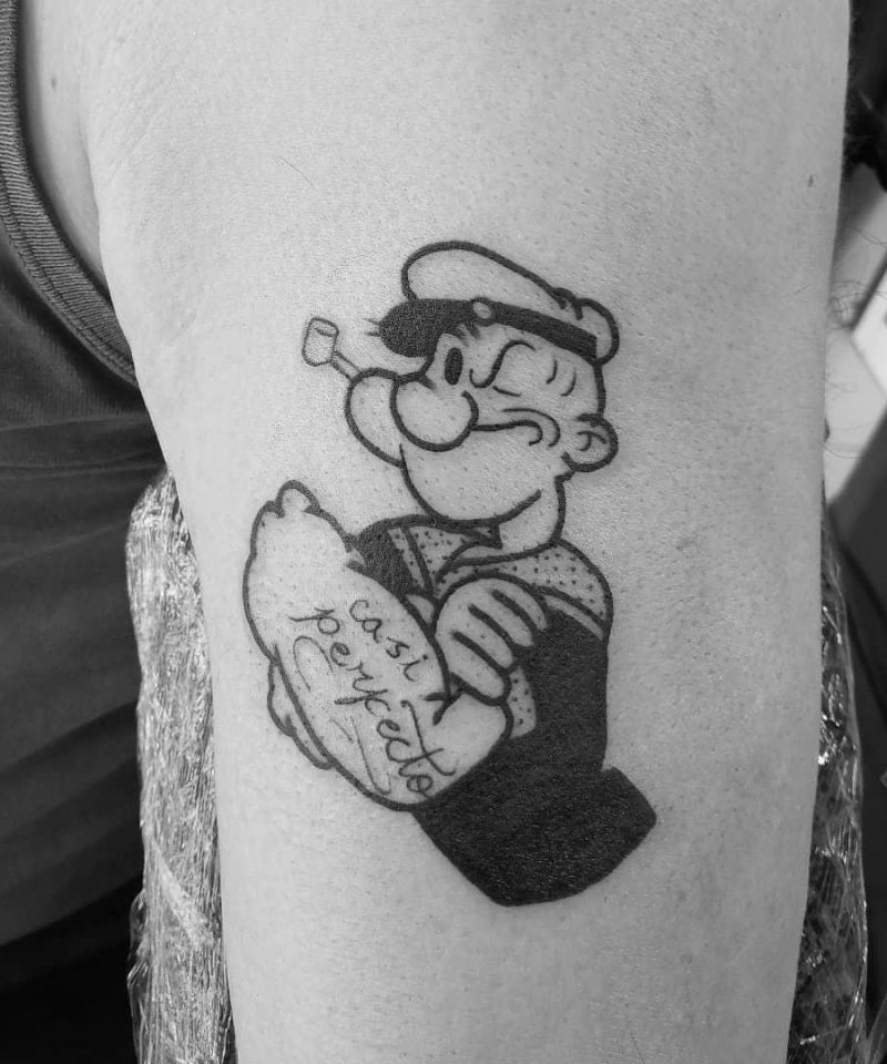 30 Unique Popeye Tattoos to Inspire You