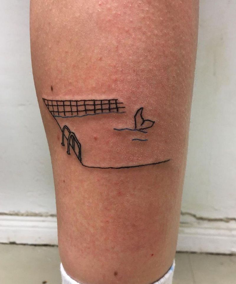 30 Pretty Swimming Pool Tattoos You Can Copy