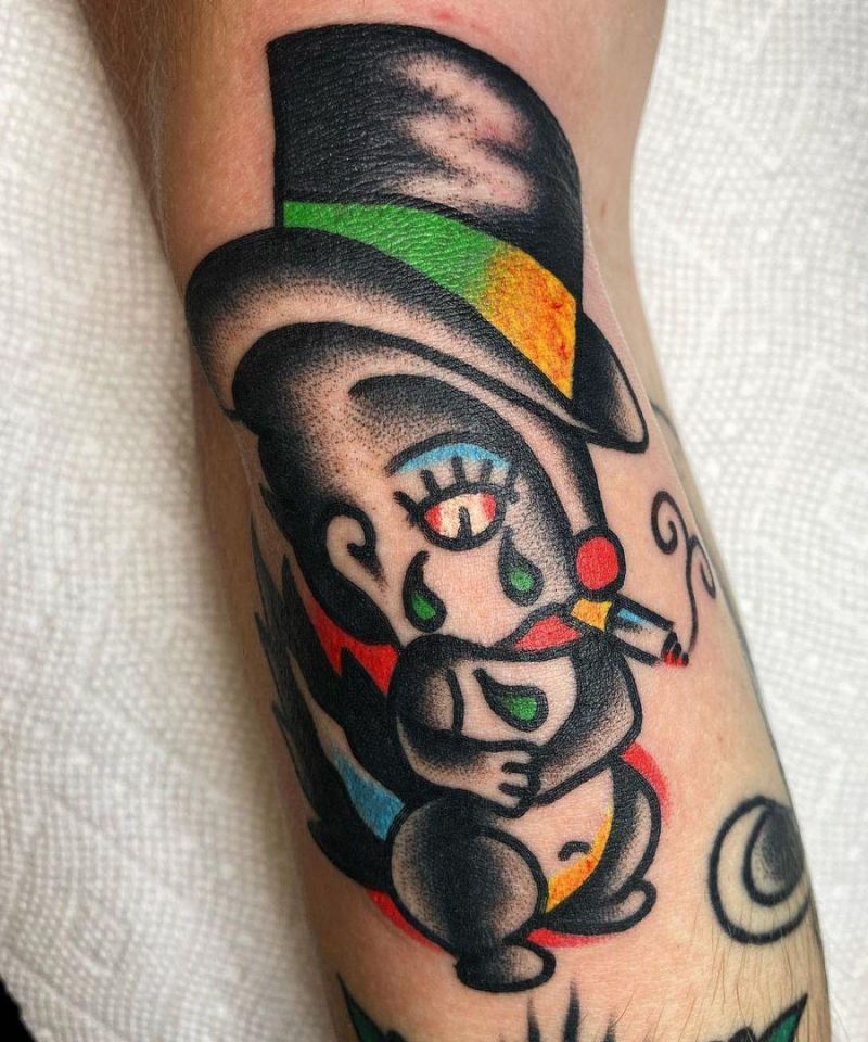 30 Unique Top Hat Tattoos You Must Try