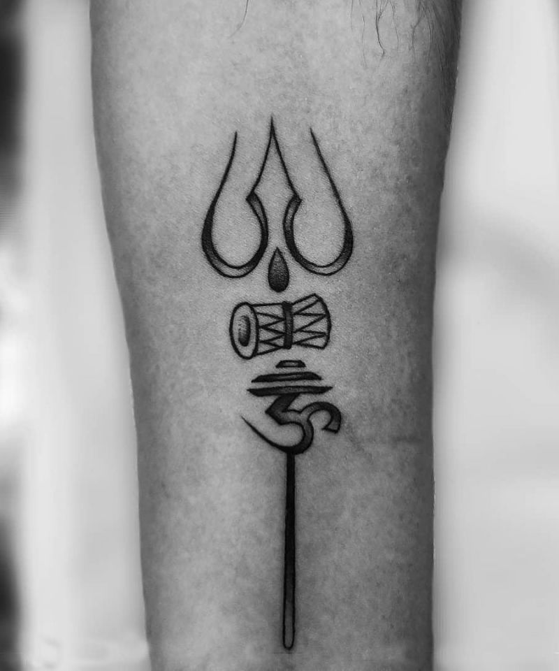 30 Unique Trishul Tattoos For Your Inspiration