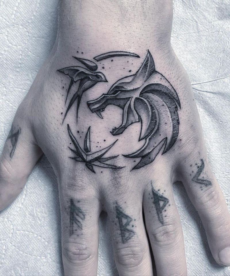 30 Unique Witcher Tattoos You Must Love