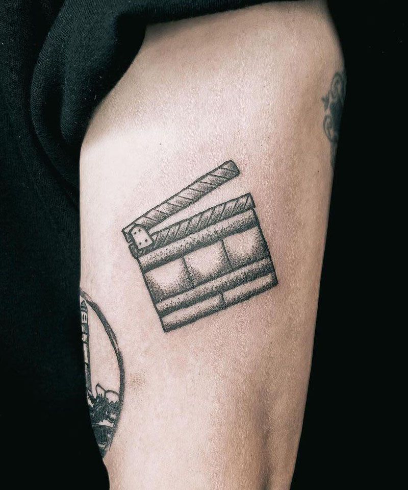 30 Unique Clapperboard Tattoos to Inspire You