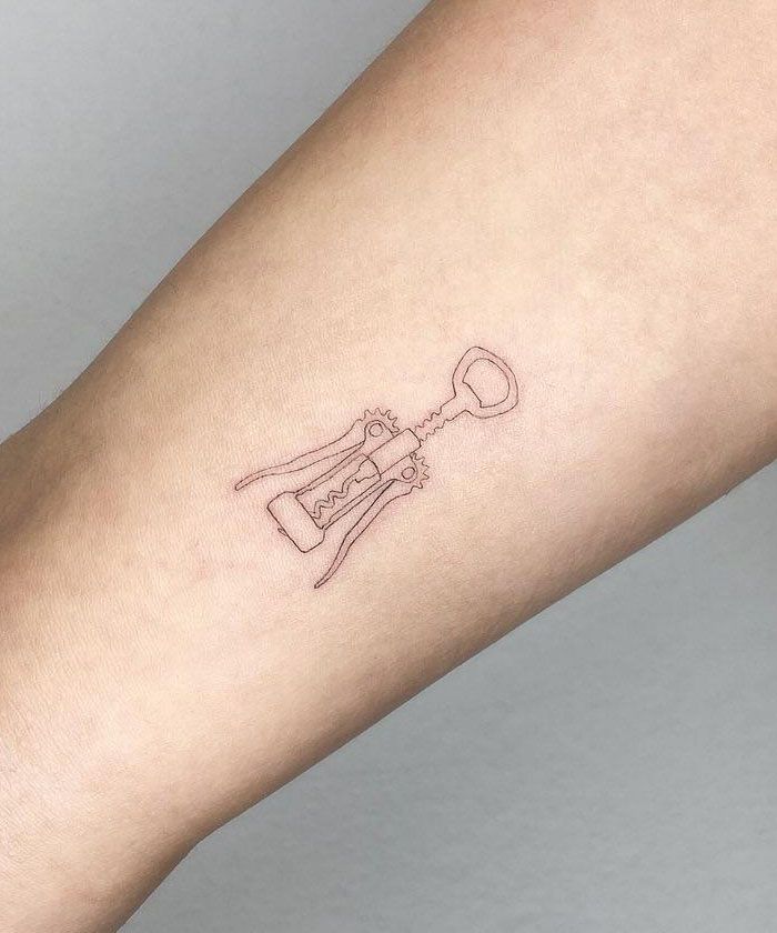 30 Unique Corkscrew Tattoos You Must Try