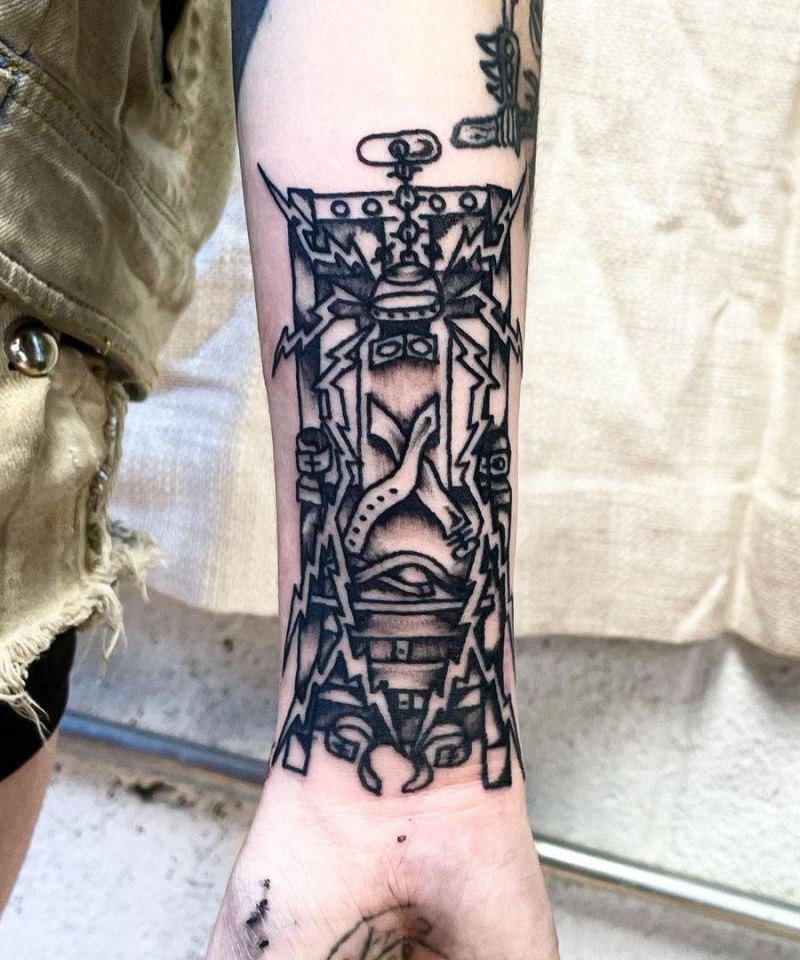 30 Unique Electric Chair Tattoos For Your Inspiration