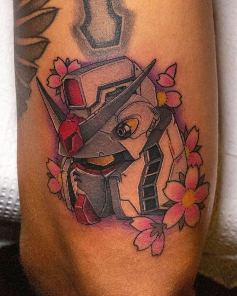 30 Exciting Gundam Tattoos for Your Inspiration