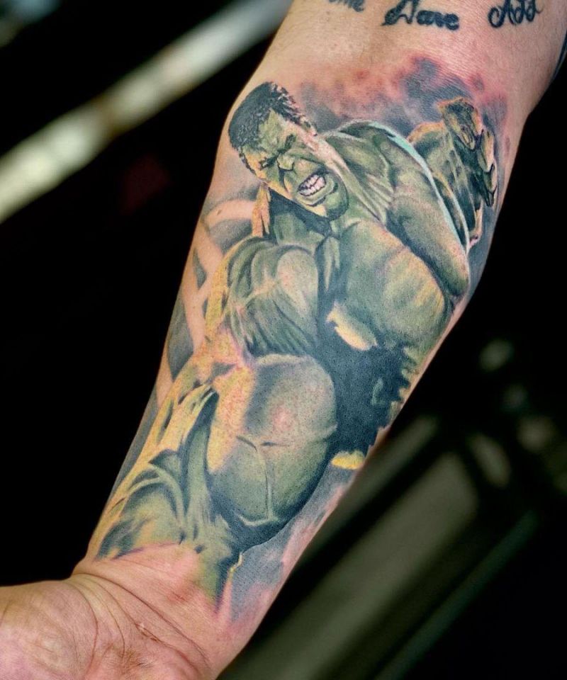 30 Unique Hulk Tattoos Give You Courage