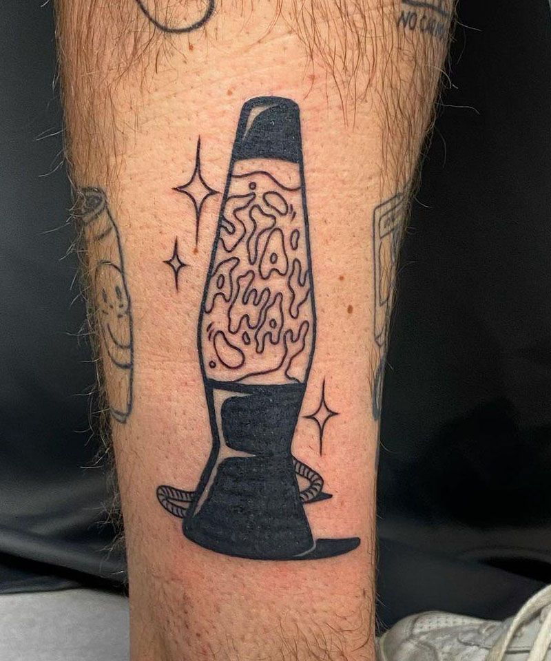 30 Pretty Lava Lamp Tattoos For Your Inspiration