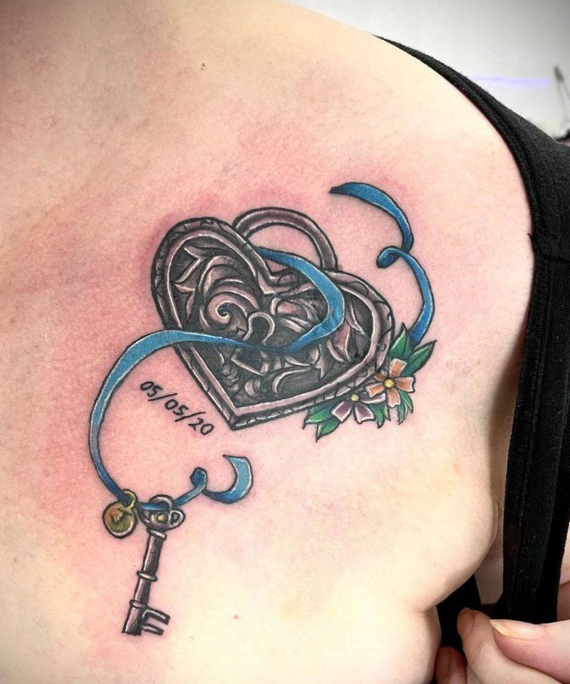 30 Pretty Locket Tattoos You Must Love