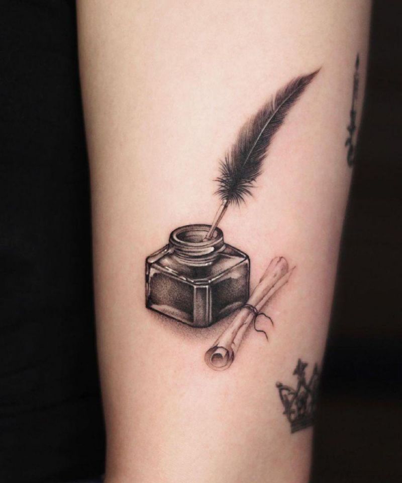 10 Unique Pen Tattoos You Can Copy