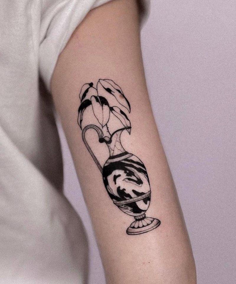 30 Elegant Pottery Tattoos You Must Try