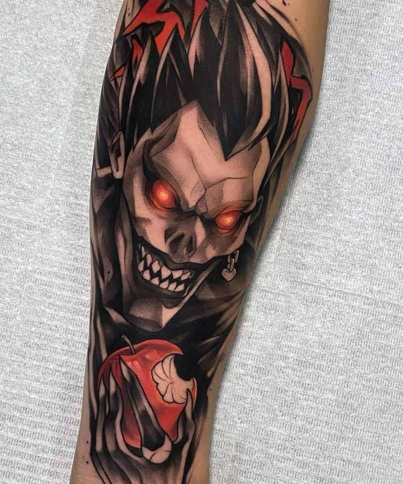 30 Unique Ryuk Tattoos to Inspire You