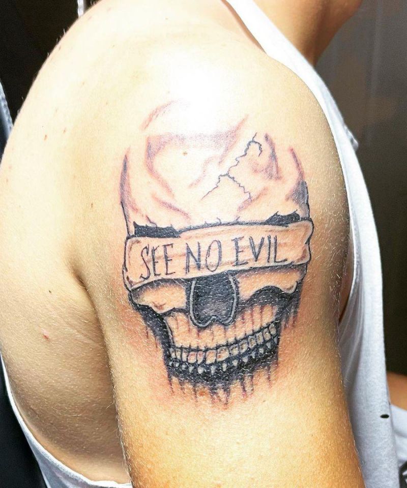 30 Unique See No Evil Tattoos You Must Love