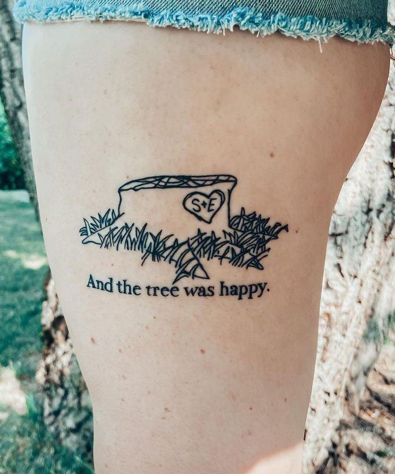 30 Unique The Giving Tree Tattoos to Inspire You