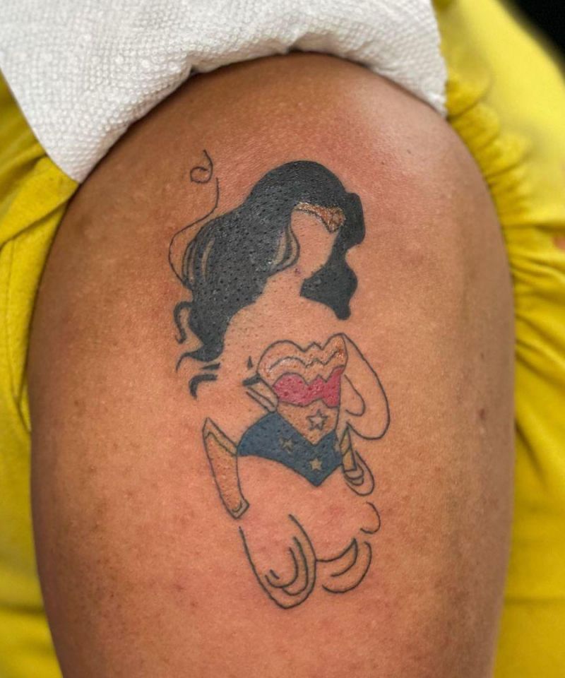 30 Pretty Wonder Woman Tattoos For Your Inspiration