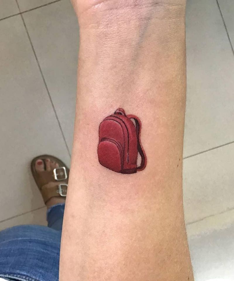 30 Unique Backpack Tattoos You Will Love