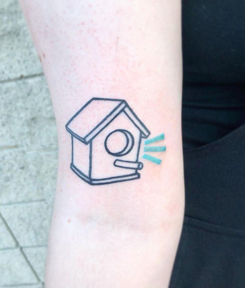 30 Unique Bird House Tattoos You Can Copy