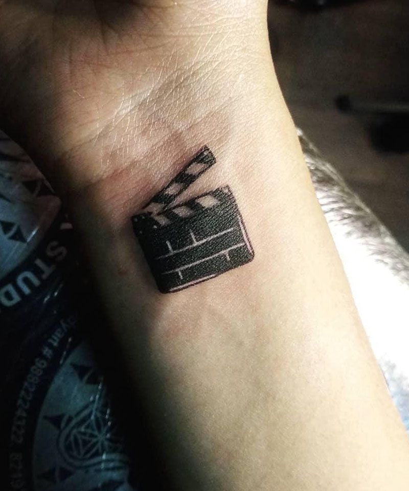 30 Unique Clapperboard Tattoos to Inspire You