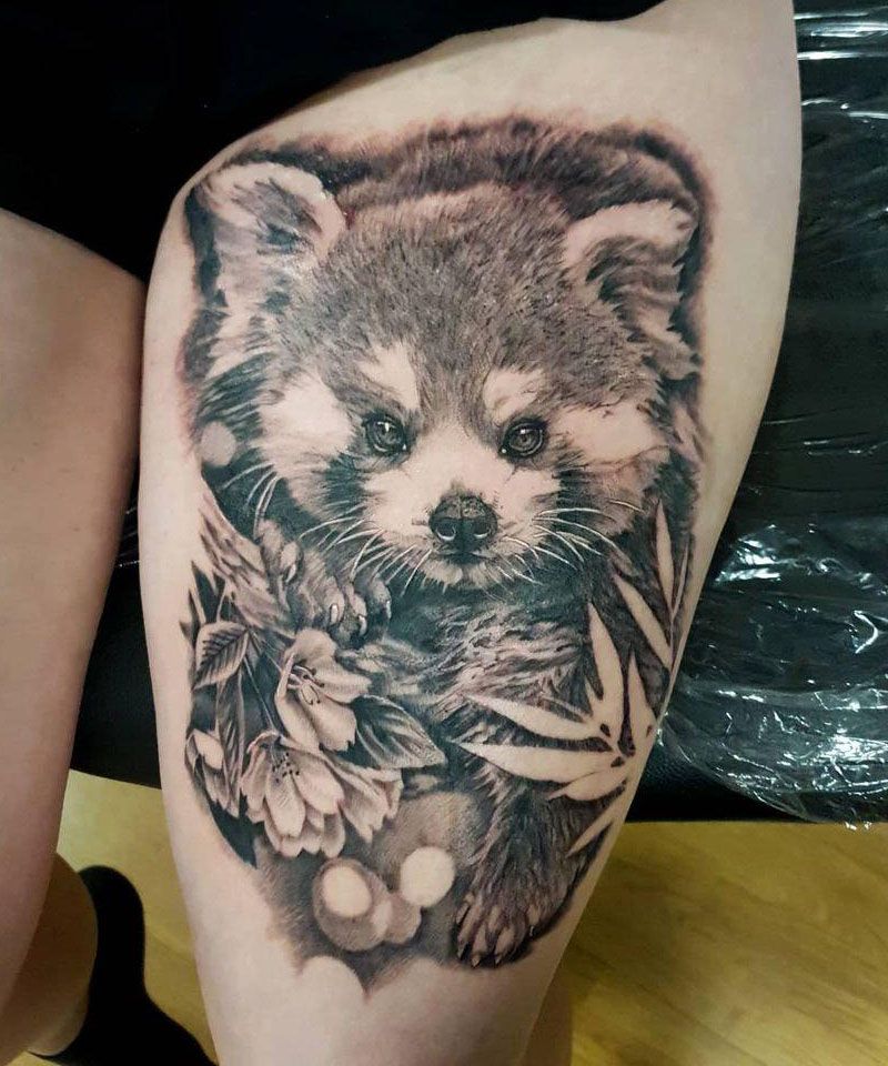 30 Cute Red Panda Tattoos You Must Love